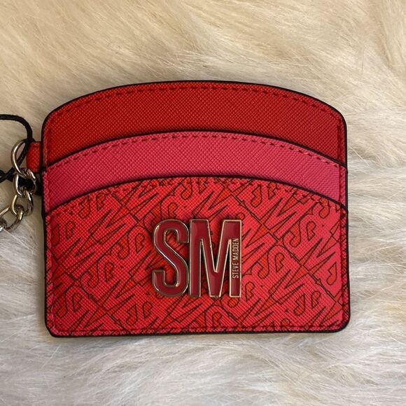 NWT Steve Madden Card Case Wallet - Pink/Red - Picture 5 of 8
